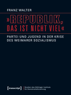 cover image of »Republik, das ist nicht viel«